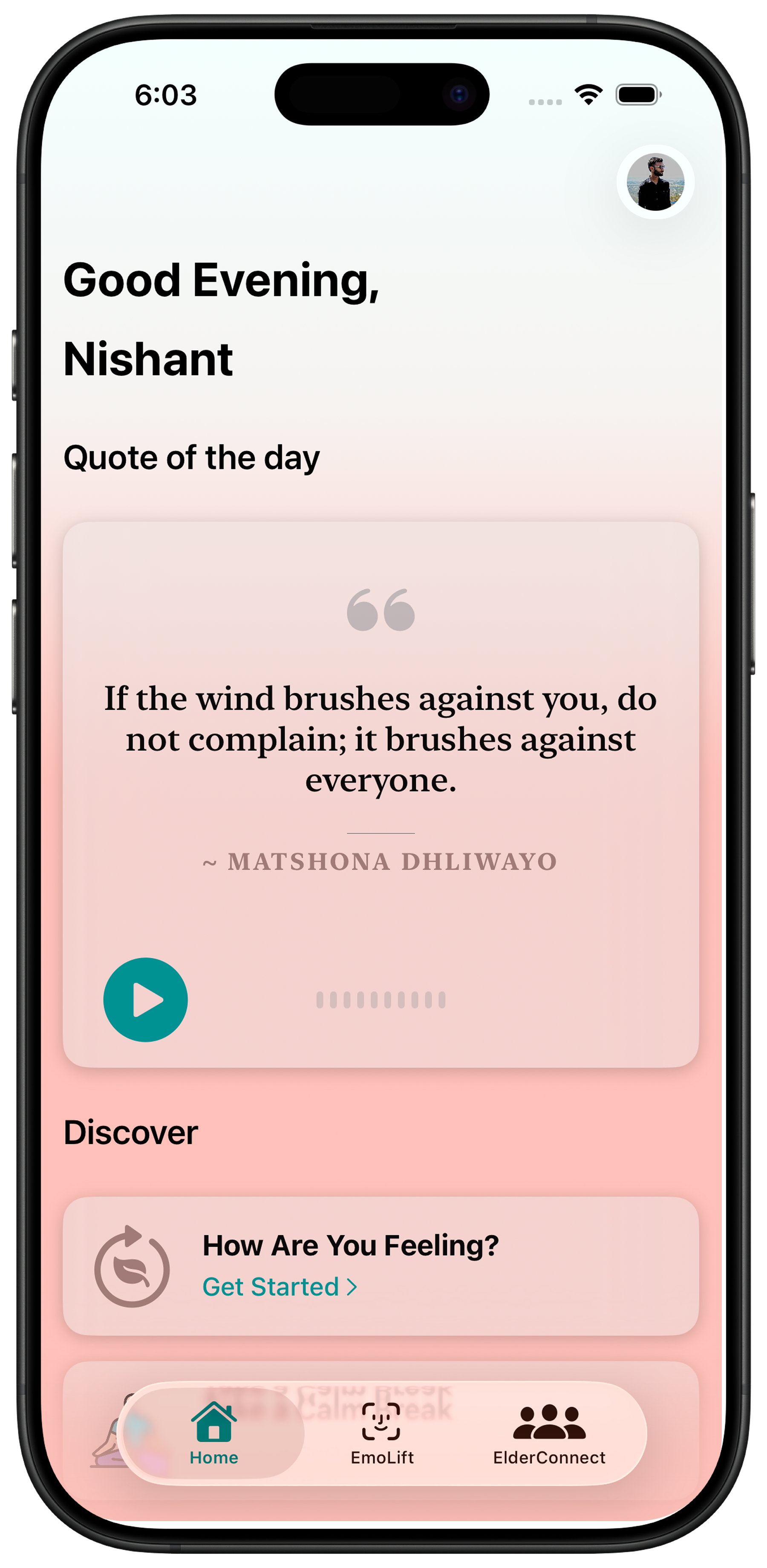 Home Screen